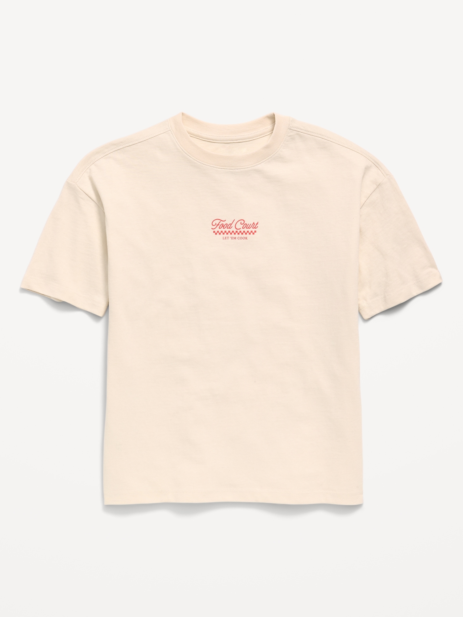 Oversized Short-Sleeve Graphic T-Shirt for Boys