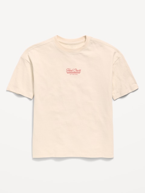 Oversized Short-Sleeve Graphic T-Shirt for Boys
