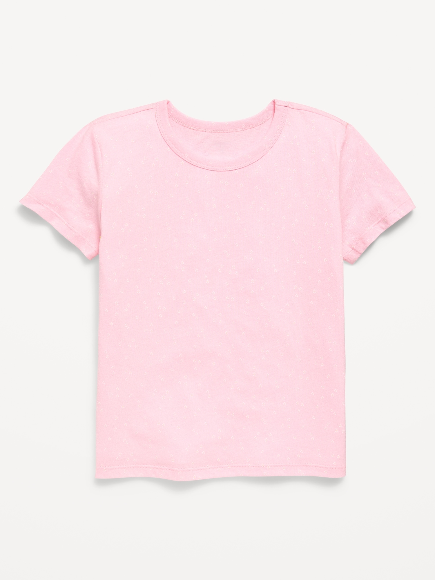 T-SHIRT ULTRA-DOUX À MANCHES COURTES À MOTIF POUR FILLE