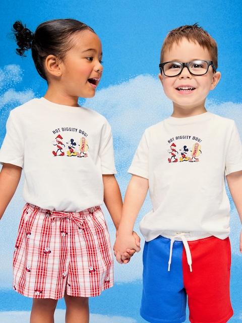 Old Navy x Disney Mickey Mouse Unisex Logo-Graphic T-Shirt for Toddler