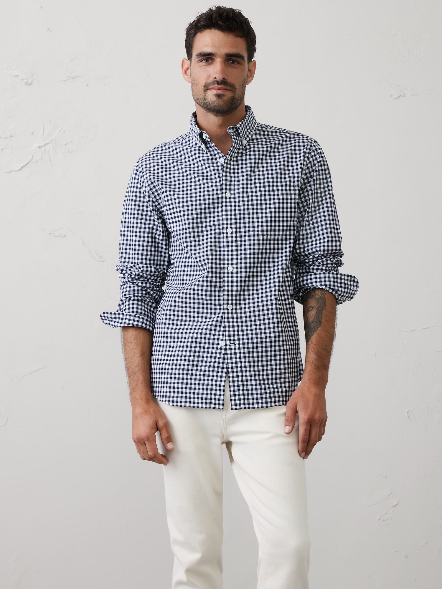 Slim-Fit Softwash Cotton Shirt
