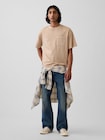 オーバーサイズ クロップド ポケットTシャツ-1