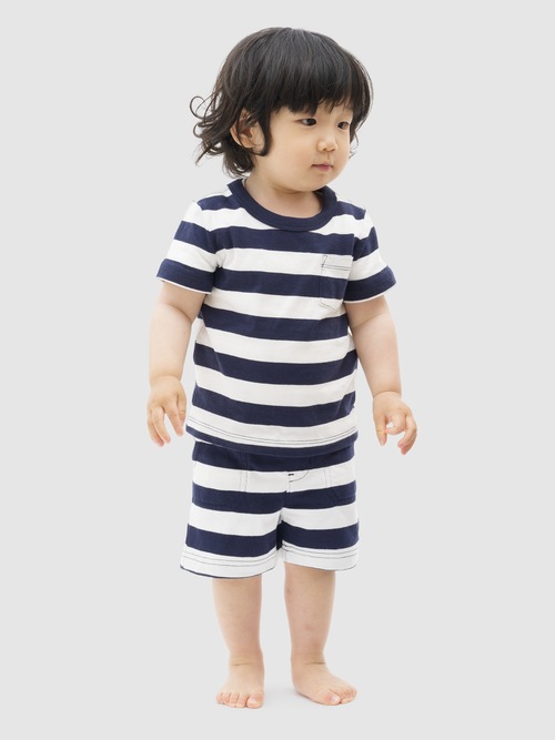 ブラナン フェイバリット ストライプ プルオンショートパンツ (幼児・ベビー)