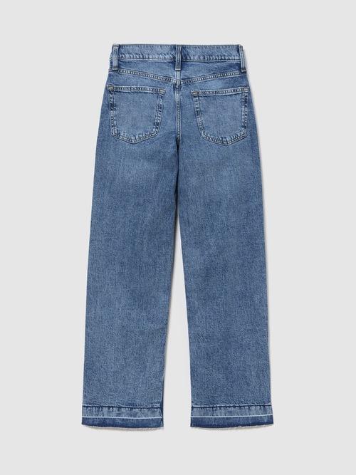 ローライズ '90s ルーズフィット スプリットヘム デニム