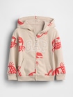 babyGap リラックスフィット GAPロゴ フレンチテリー ジップアップパーカー-2