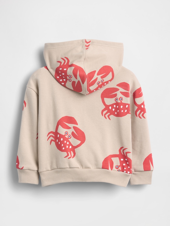 babyGap リラックスフィット GAPロゴ フレンチテリー ジップアップパーカー-3