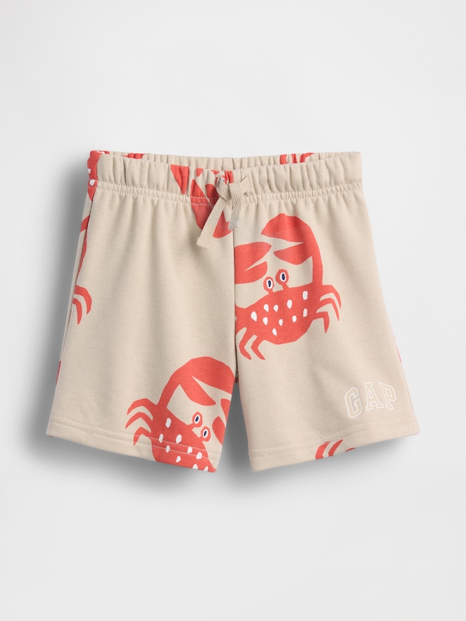 babyGap リラックスフィット GAPロゴ フレンチテリー プルオン ショートパンツ-2