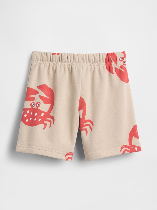 babyGap リラックスフィット GAPロゴ フレンチテリー プルオン ショートパンツ-3