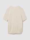 リブ クルーネック ニットTシャツ-1