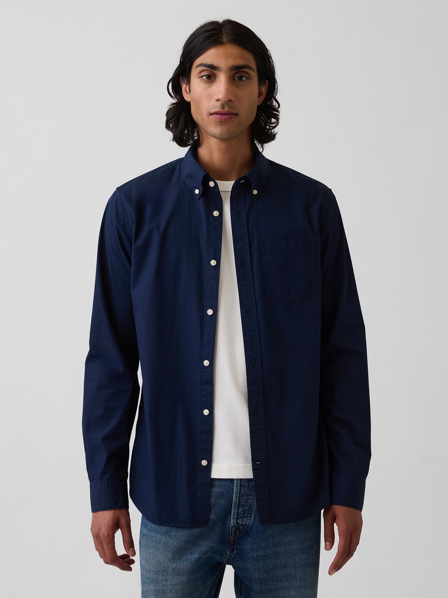 Organic Cotton Poplin Classic Shirt