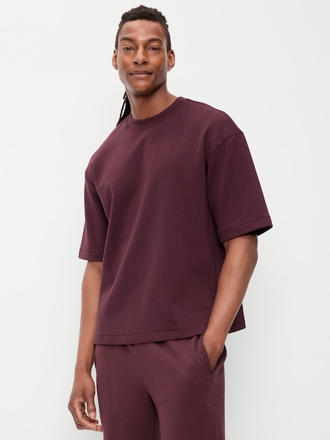 T-SHIRT EN MOLLETON DYNAMIQUE