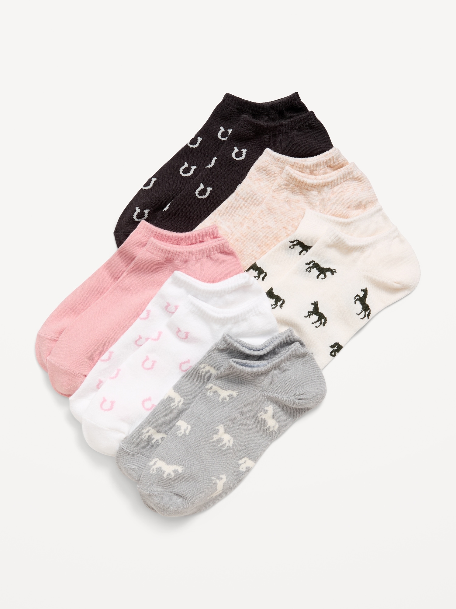 SOCQUETTES POUR FEMME (PAQUET DE 6 PAIRES)