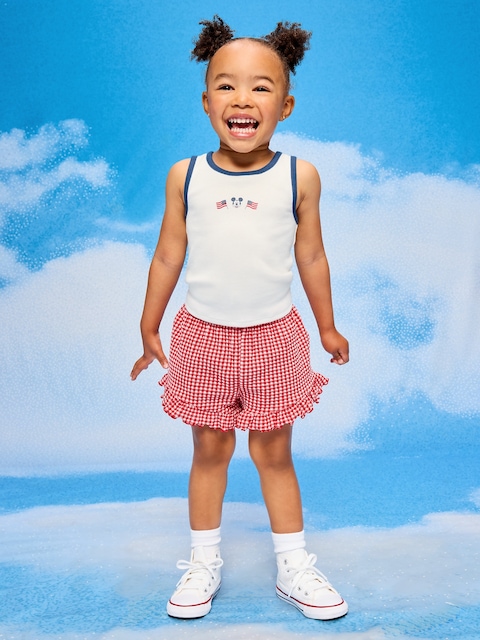 Old Navy x Disney Mickey Mouse Ribbed Tank Top for Toddler Girls