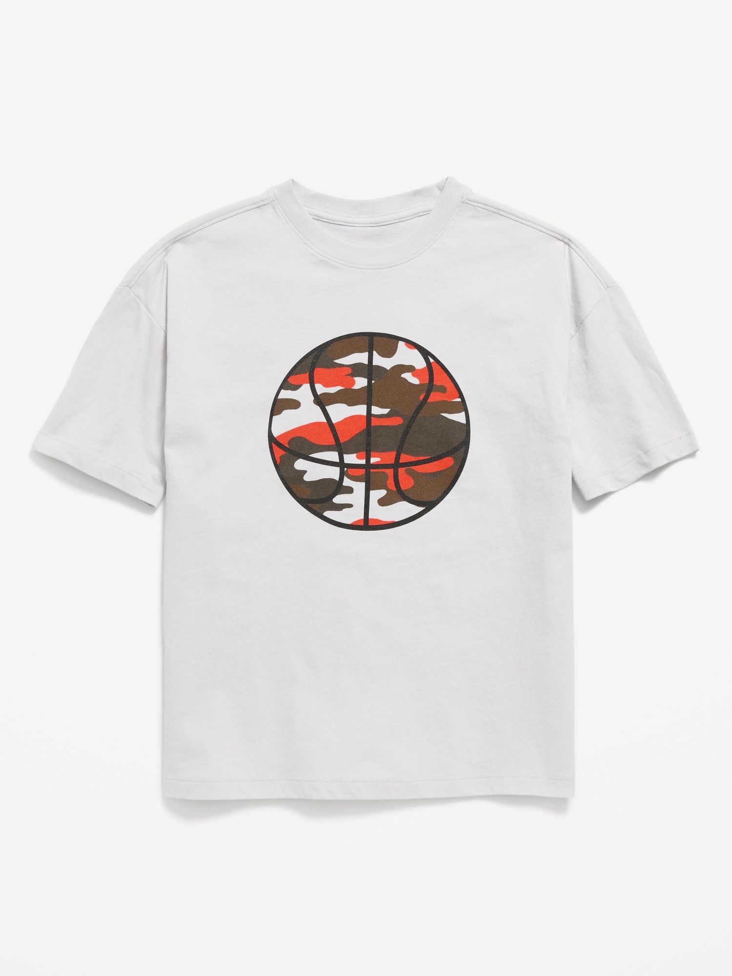 Oversized Short-Sleeve Graphic T-Shirt for Boys