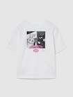 ガチャピン・ムック ヘビーウェイト クロップドTシャツ-0