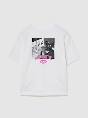 ガチャピン・ムック ヘビーウェイト クロップドTシャツ