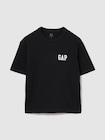 ガチャピン・ムック ヘビーウェイト クロップドTシャツ-1