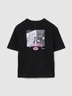 ガチャピン・ムック ヘビーウェイト クロップドTシャツ-0