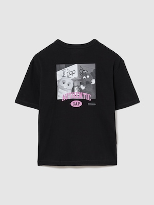 ガチャピン・ムック ヘビーウェイト クロップドTシャツ