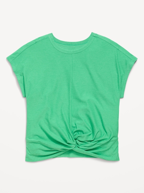 T-SHIRT À MANCHES COURTES ET NŒUD SUR LE DEVANT NUAGESPORT POUR FILLE
