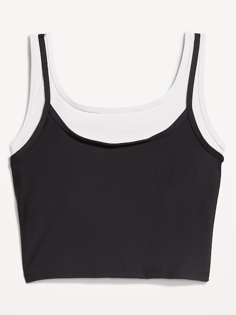 PowerSoft Layered Longline Bra