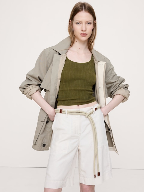 CAMISOLE EN TRICOT FROISSÉ