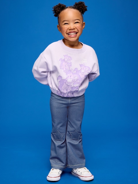 ENSEMBLE CHANDAIL RAS DU COU EN COTON OUATÉ ET LEGGING ÉVASÉ HISTOIRE DE JOUETS OLD NAVY X PIXAR POUR TOUTE-PETITE