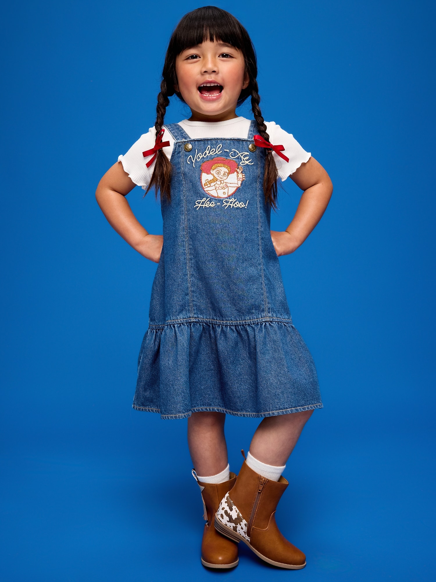 Old Navy x Pixar Toy Story Western Denim Dress for Toddler Girls