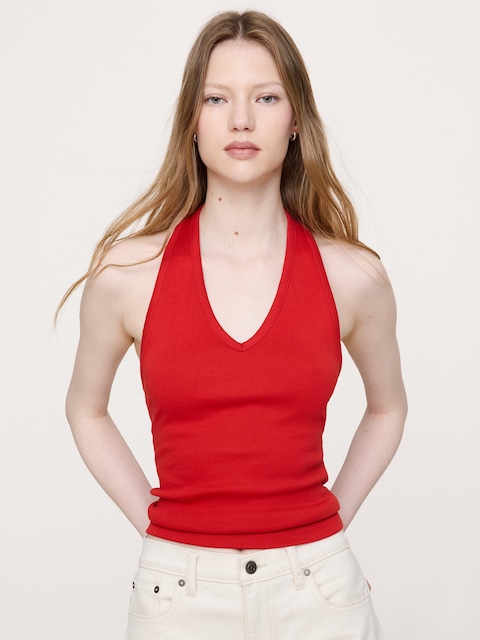 CAMISOLE MINIMALISTE BAIN DE SOLEIL EN COTON