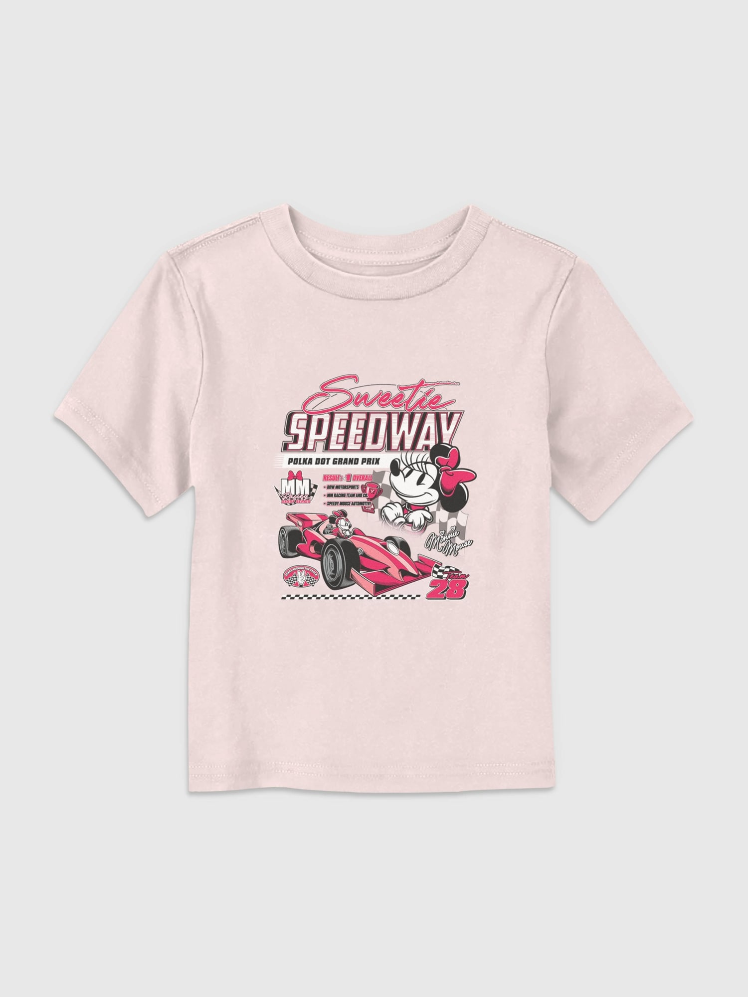 Minnie Mouse Sweetie Speedway Graphic T-shirt for Toddlers