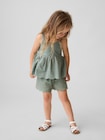 裾アイレット プルオン ショートパンツ (幼児・ベビー)-0
