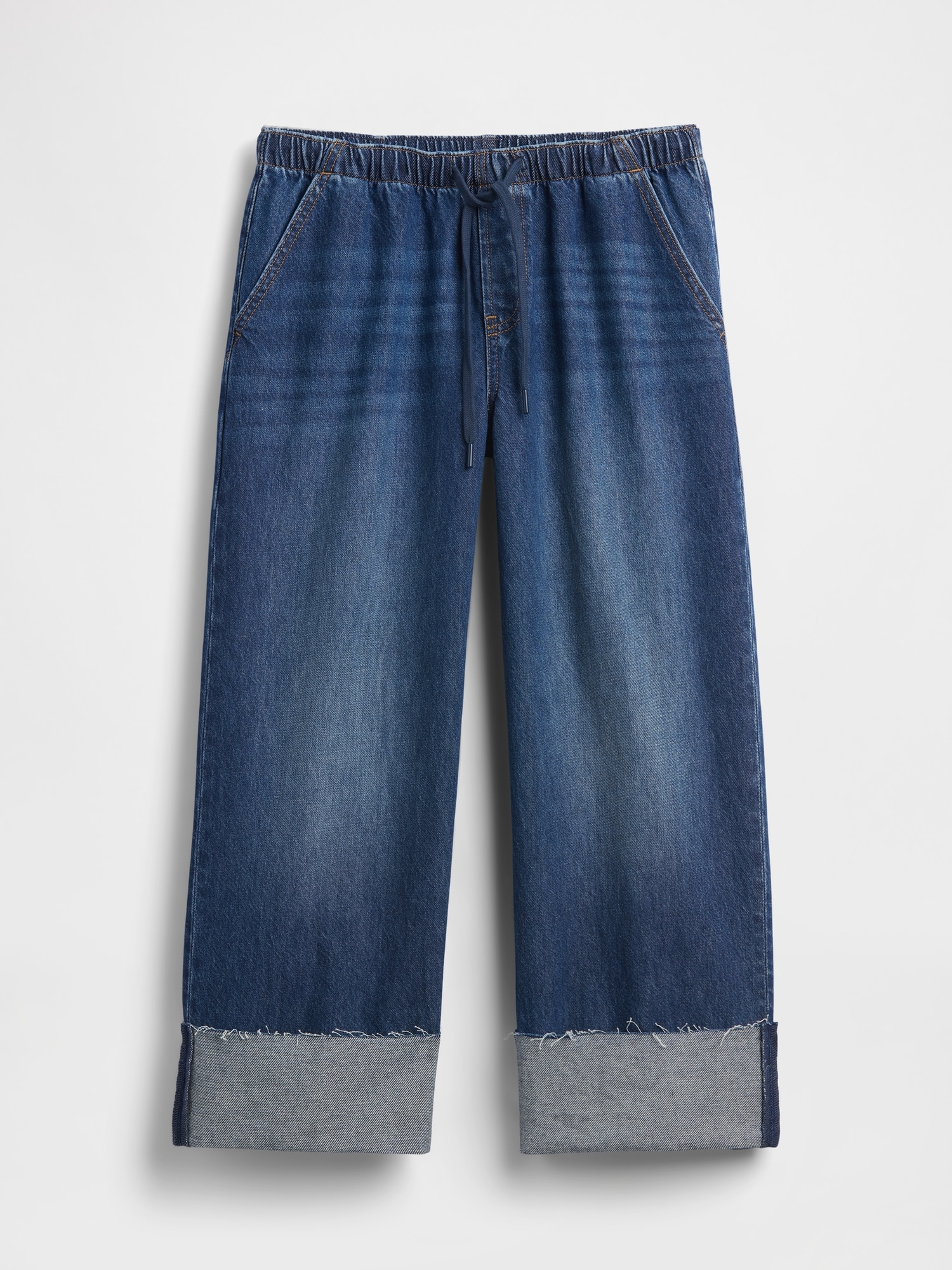Gap Low Rise '90s Loose Easy Crop Jeans In Blue