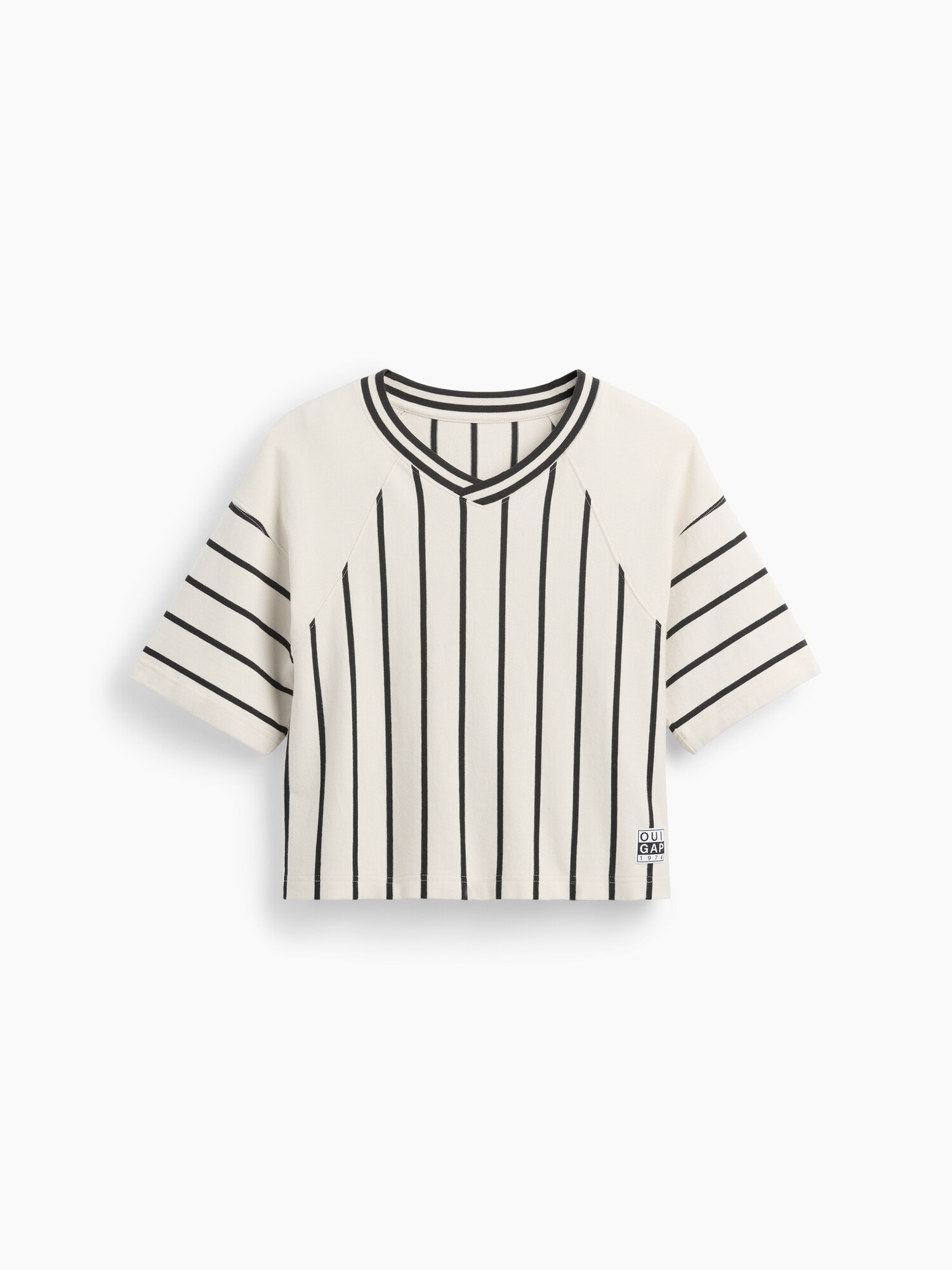 OuiGap ヘビーウェイト クロップドTシャツ-5
