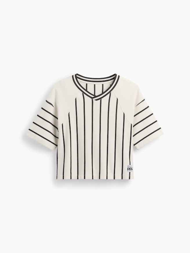 OuiGap ヘビーウェイト クロップドTシャツ-5