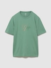 ヘビーウェイト トーンミックス GAPロゴTシャツ-0