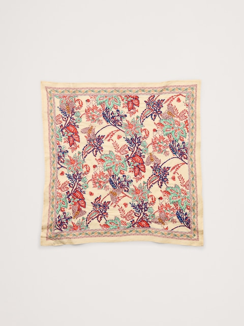 Embroidered Cotton Scarf by Vismaya