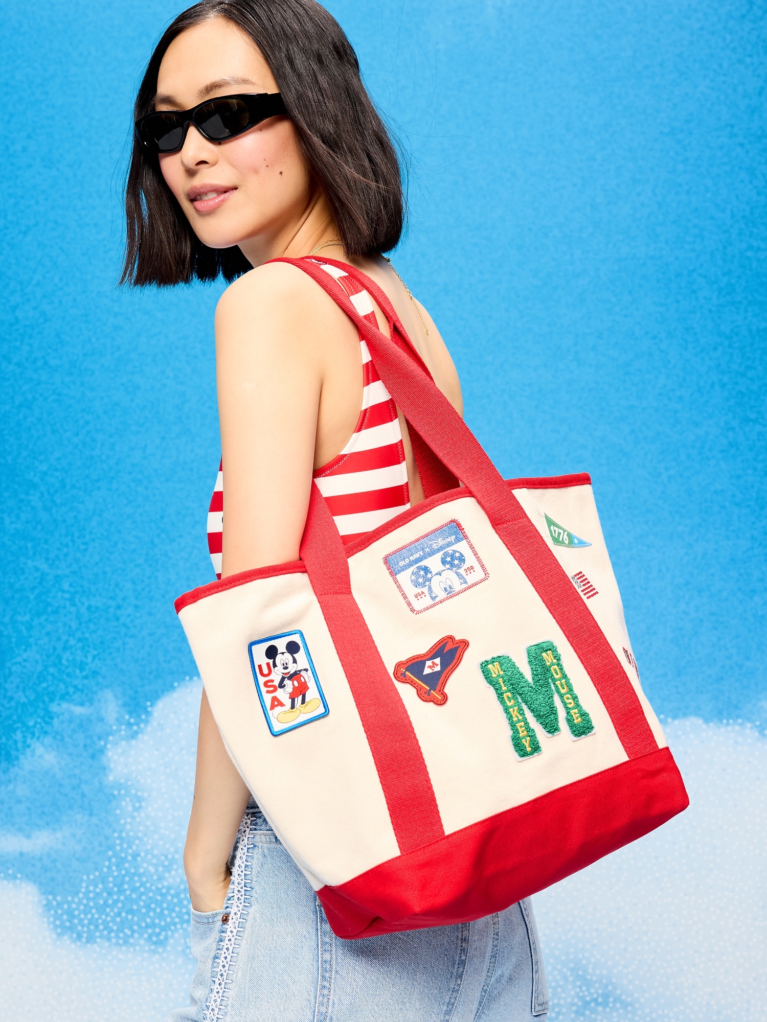 Old Navy x Disney Mickey Mouse Large Tote Bag