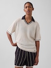 OuiGap メッシュニットポロシャツ-4