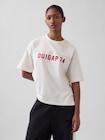 OuiGap ヘビーウェイト クロップド ロゴTシャツ-5