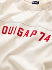 OuiGap ヘビーウェイト クロップド ロゴTシャツ-4