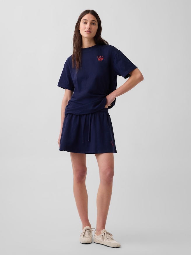 オーバーサイズ GAPハートロゴTシャツ-2