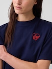オーバーサイズ GAPハートロゴTシャツ-3