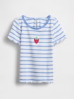 刺しゅう リブTシャツ (幼児・ベビー)-0