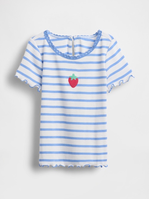 刺しゅう リブTシャツ (幼児・ベビー)