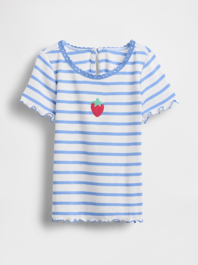 刺しゅう リブTシャツ (幼児・ベビー)-0
