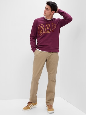 GapFlex エッセンシャル カーキ ストレートフィット