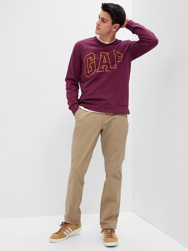 GapFlex エッセンシャル カーキ ストレートフィット-0