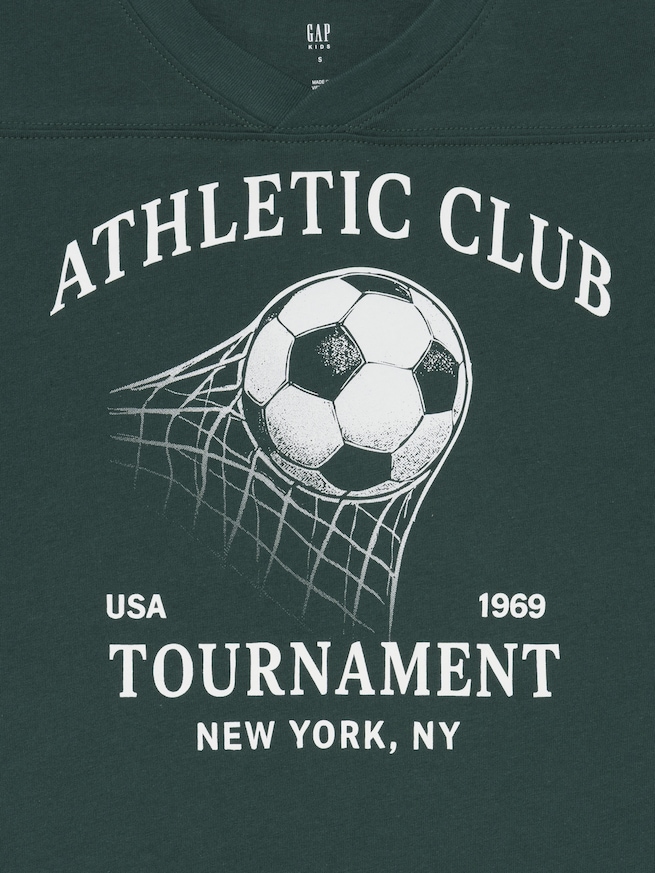オーバーサイズ サッカーTシャツ (キッズ)-2