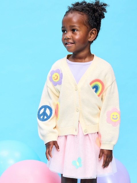 CARDIGAN D'ANNIVERSAIRE POUR TOUTE-PETITE