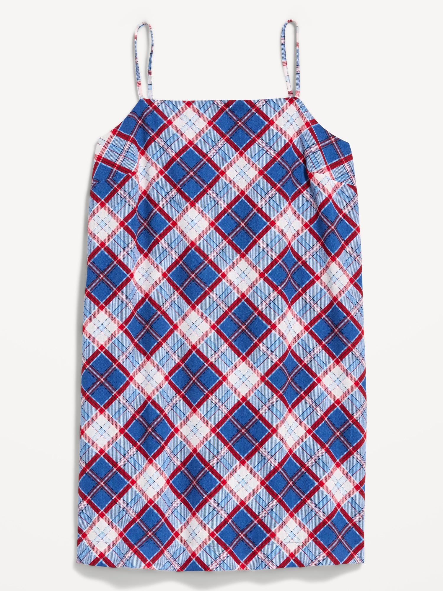 ROBE DROITE COURTE À BRETELLES